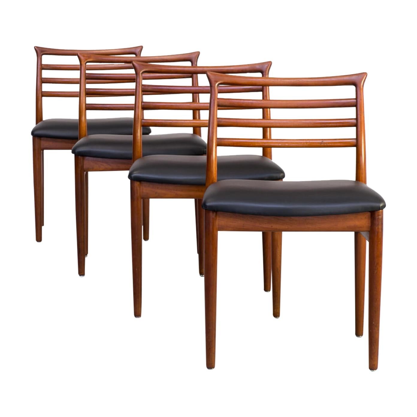 1960s Erling Torvits Dining Chair for Sorø Stolefabrik Set of 4 For Sale