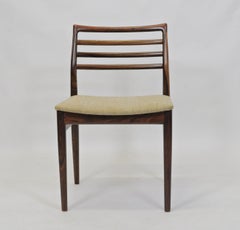1960s Erling Torvits Refinished Rosewood Dining Chairs by Soro Mobelfabrik