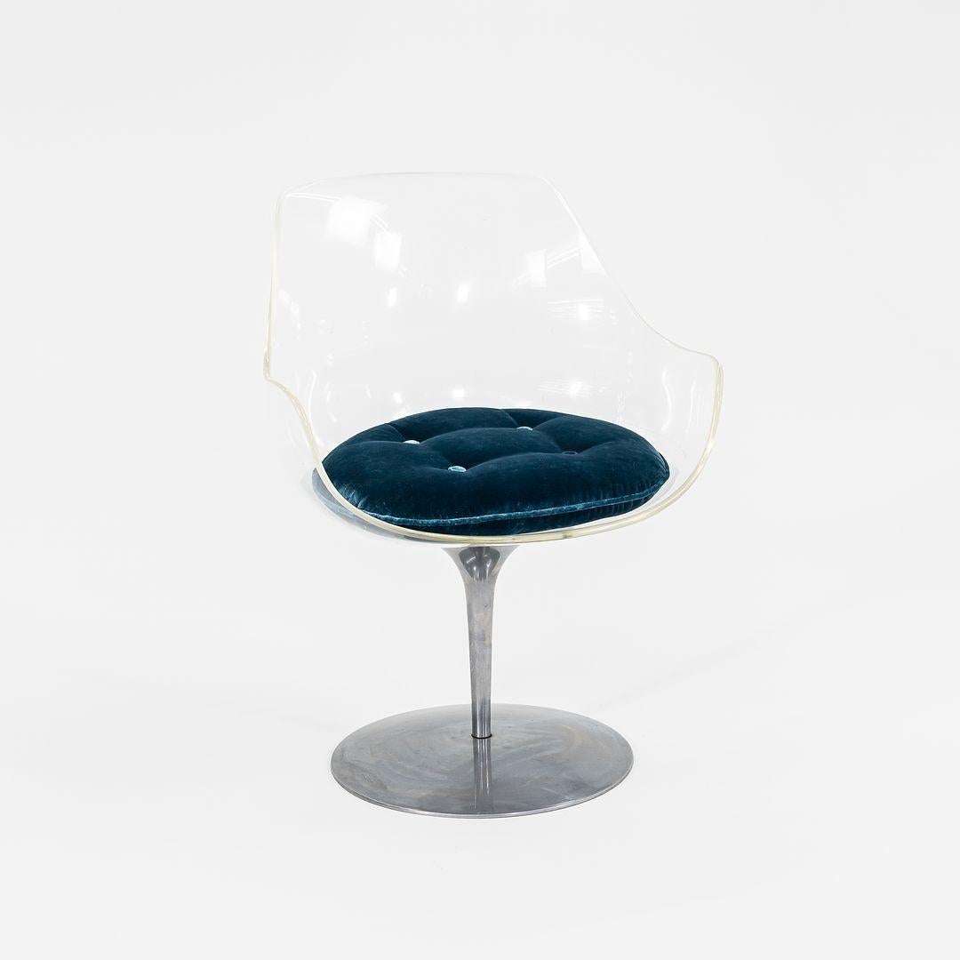 Silla de comedor/brazos Estelle & Erwine Laverne Champán de los años 60 para Formes Nouvelles en venta 5