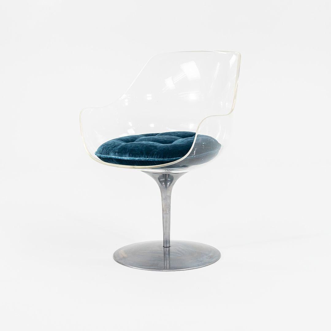Silla de comedor/brazos Estelle & Erwine Laverne Champán de los años 60 para Formes Nouvelles en venta 1