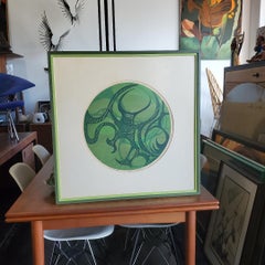 1960s Etching Titled, Signed Numbered "The Underworld" 4/10 by Artist H. Valoff