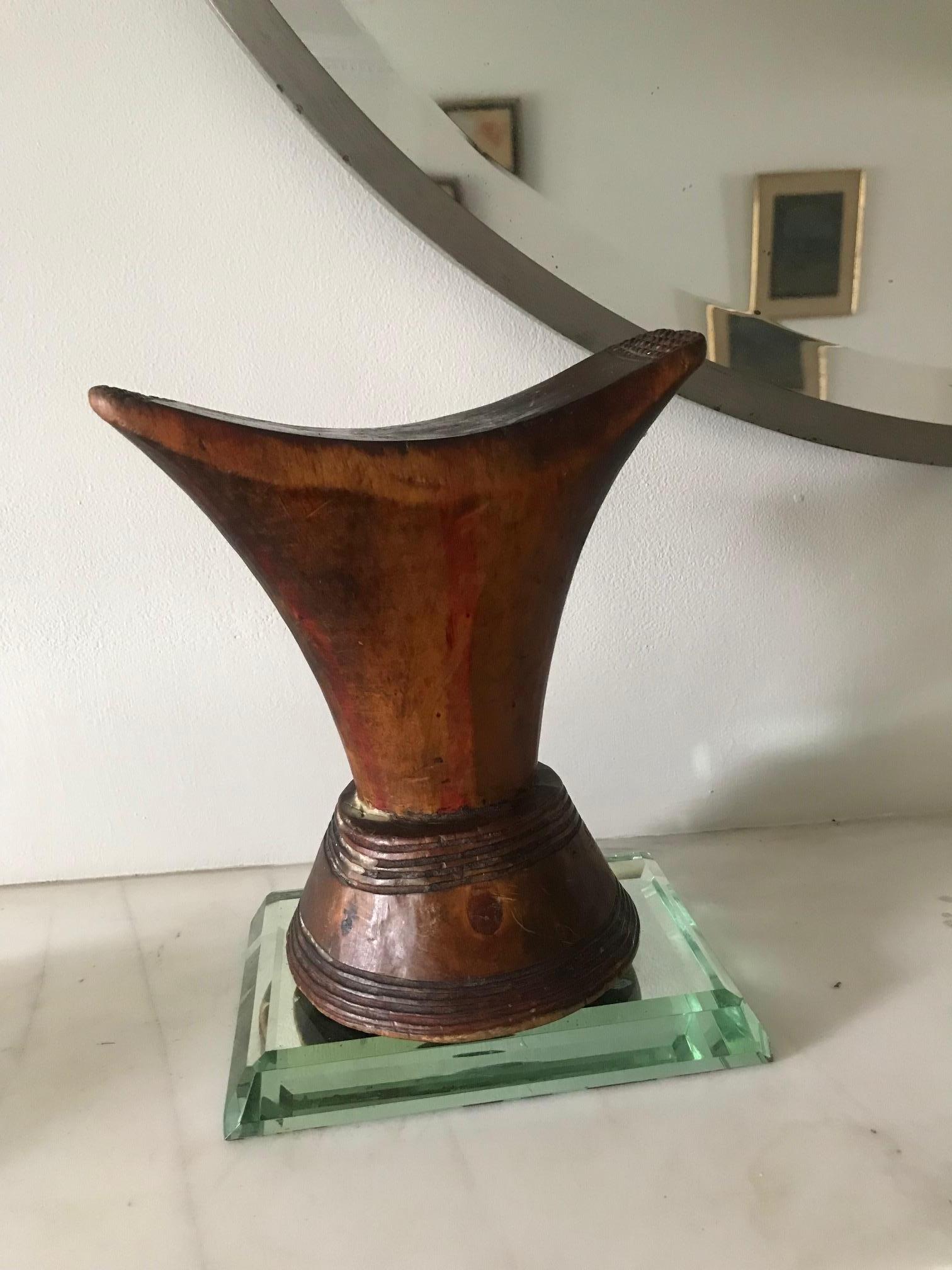1960s Ethiopian Tribal Headrest For Sale 3