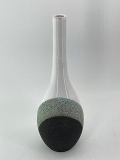1960s Ettore Sottsass Volcanic Glaze Pottery Vase Raymor Bitossi Italy Memphis