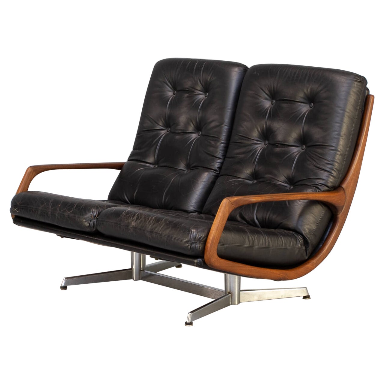 1960s Eugen Smith Two Seater Sofa for Soloform For Sale