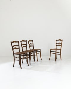1960s European Bentwood Dining Chairs, Set of Four