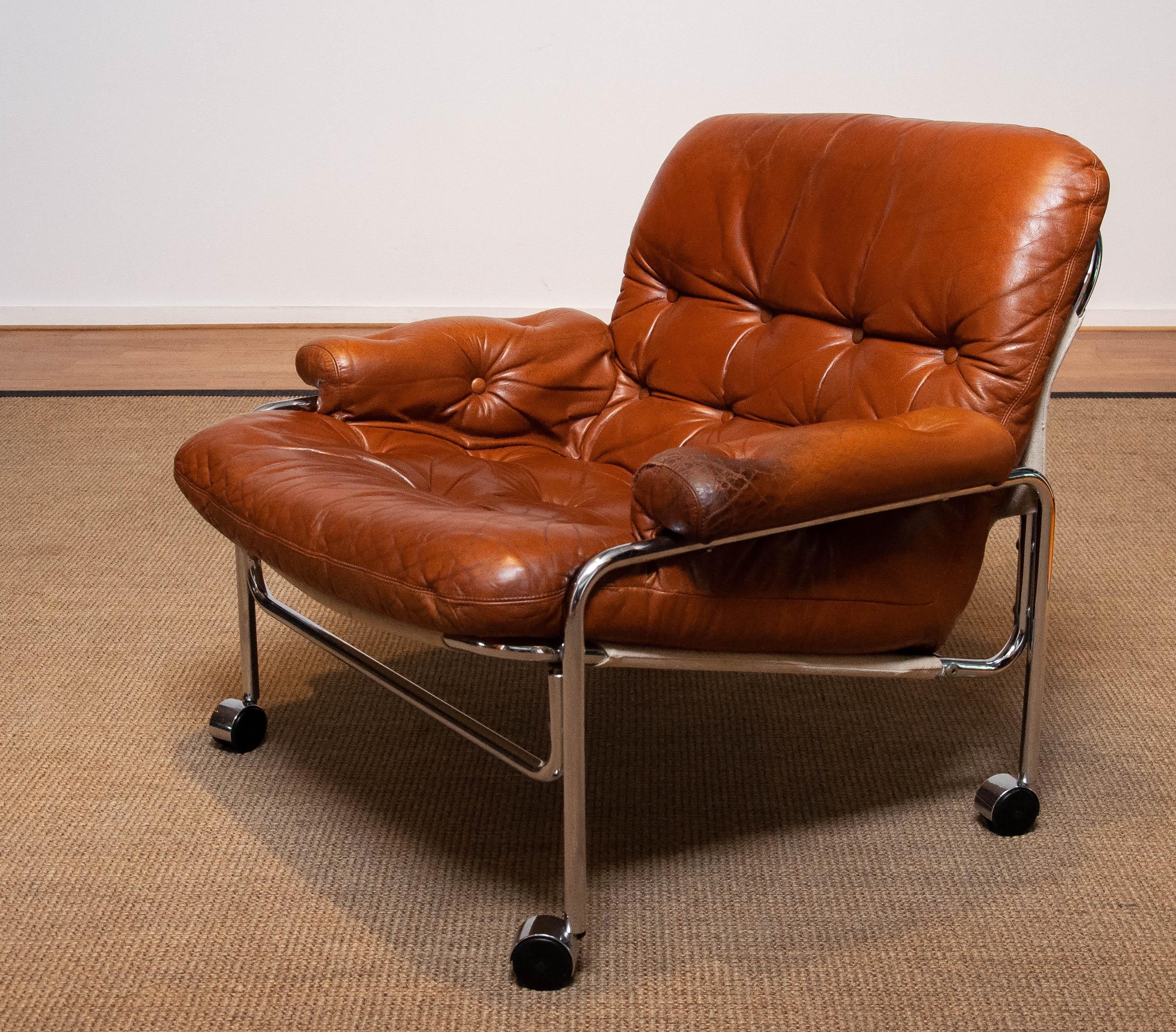1960s leather chair