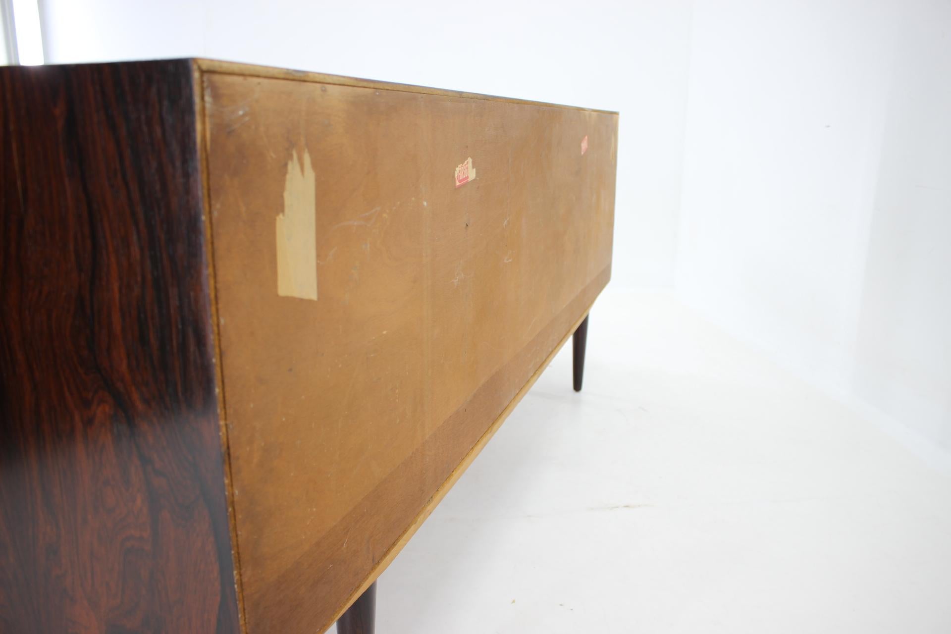 1960s E.W. Bach Palisander Low Sideboard, Denmark For Sale 5