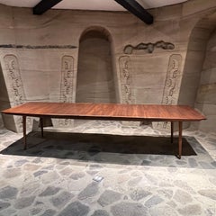 1960s Expansive Walnut Dining Table Richard Thompson Glenn of Ca Restored Ready