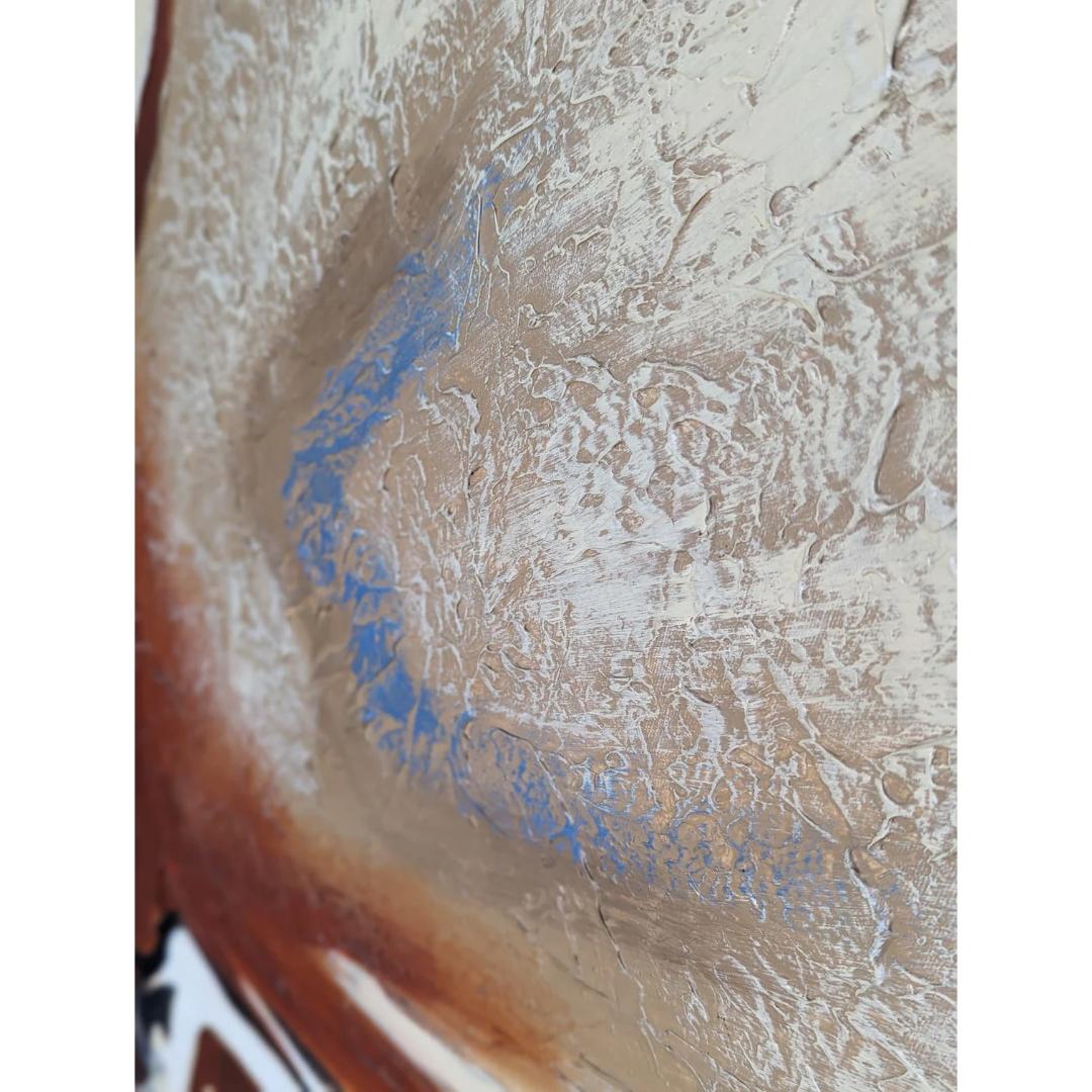 1960er Jahre Expressionistische Abstrakte Wüstenszene Ölgemälde von Anderson im Zustand „Gut“ im Angebot in Rancho Cucamonga, CA