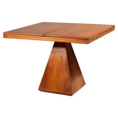 Used 1960s Extendable Chelsea Table by Vittorio Introini With Pyramid Leg