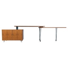 Retro 1960s extendable desk