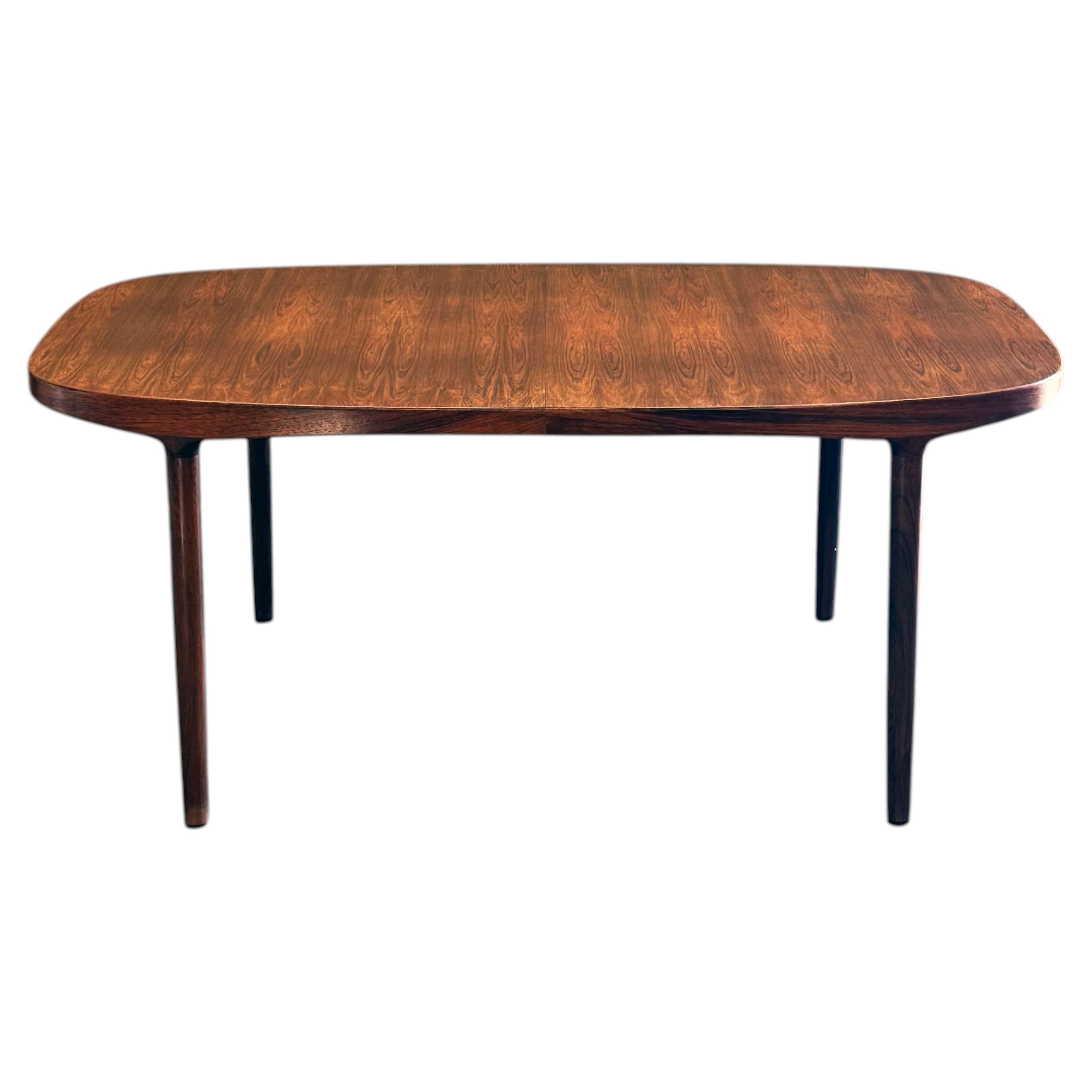 1960s Extending Dining Table by Harry Østergaard for Randers Møbelfabrik in rose