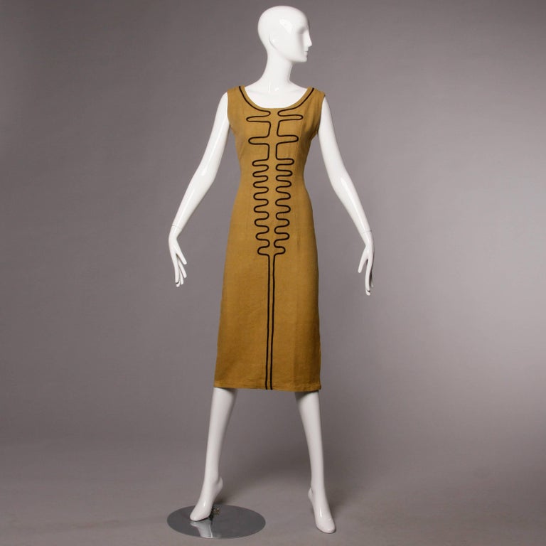 missoni orange label dress Missoni Orange Label Vintage Paisley Dress Large w/ Pockets