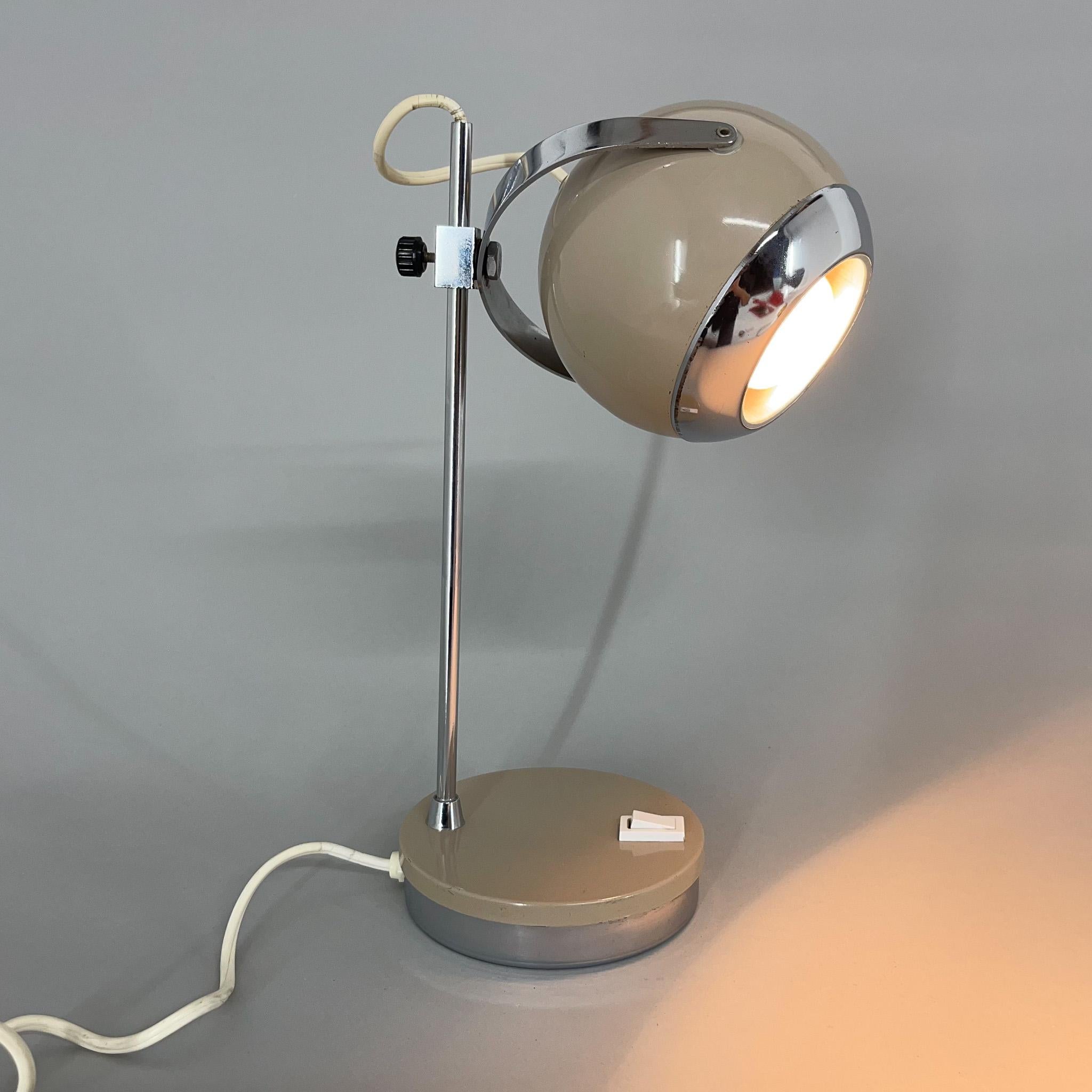 Mid-20th Century 1960's Eyeball Table Lamp, Italy For Sale