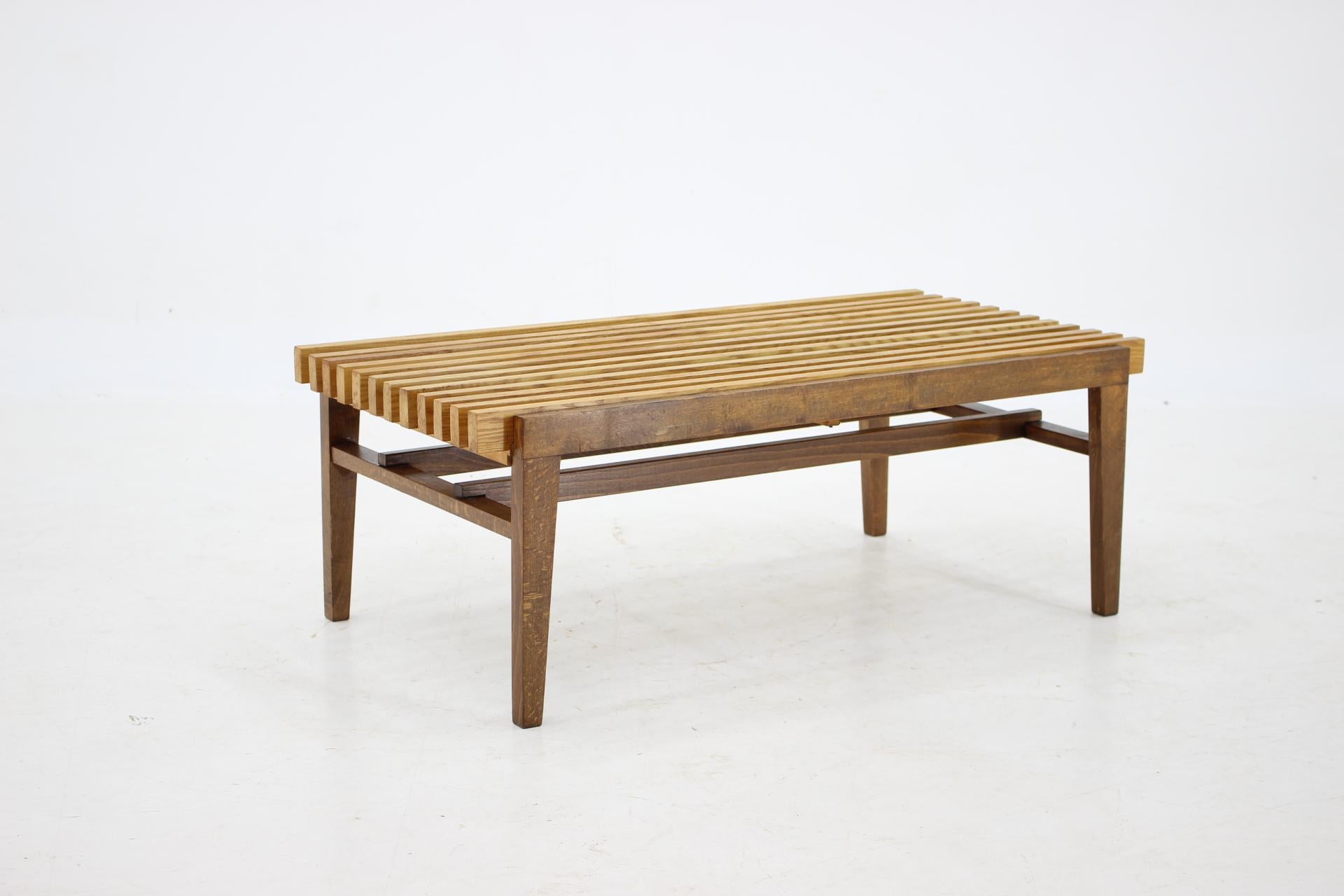 Mid-20th Century 1960s F. Mezulanik Flower Bench Stand, Czechoslovakia