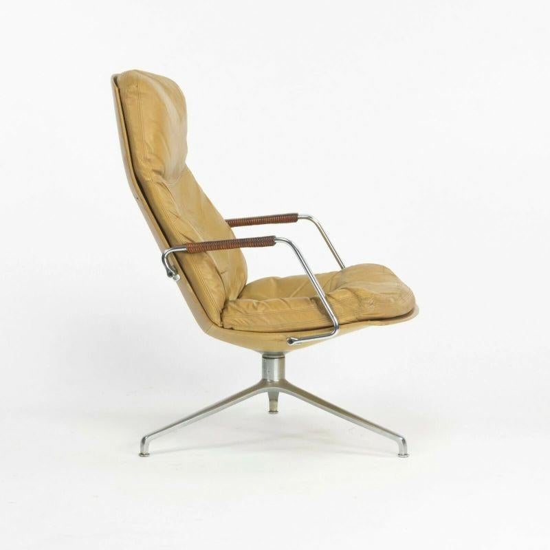 American 1960s Fabricius and Kastholm Kill International FK86 Lounge Chair in Tan Leather For Sale