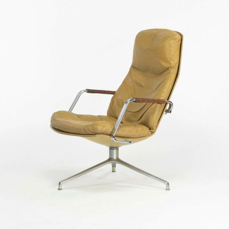 1960s Fabricius and Kastholm Kill International FK86 Lounge Chair in Tan Leather For Sale 1