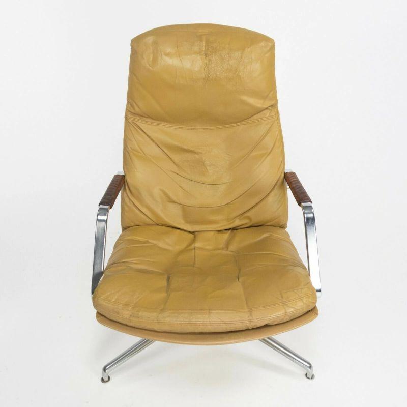 1960s Fabricius and Kastholm Kill International FK86 Lounge Chair in Tan Leather For Sale 3