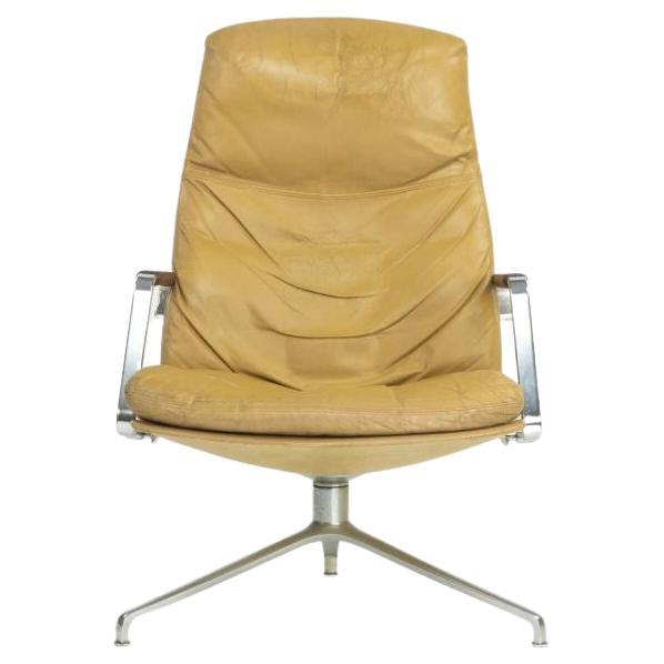 1960s Fabricius and Kastholm Kill International FK86 Lounge Chair in Tan Leather For Sale