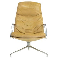 1960s Fabricius and Kastholm Kill International FK86 Lounge Chair in Tan Leather