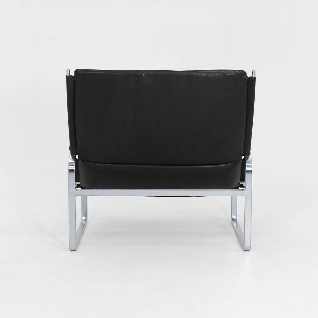 Danish 1960s Fabricius & Kastholm Fk 81 Lounge Chair and Ottoman for Kill International For Sale