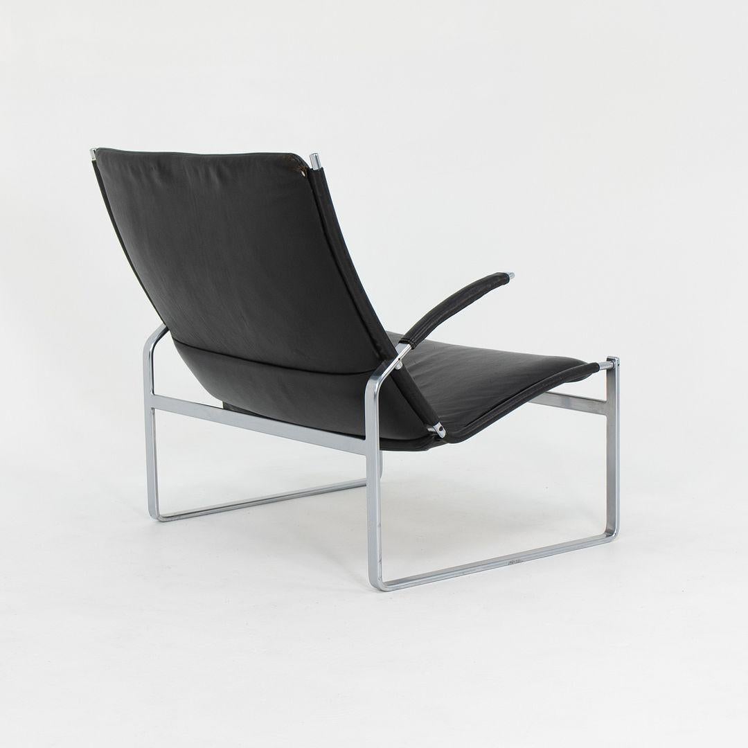Hand-Crafted 1960s Fabricius & Kastholm Fk 81 Lounge Chair and Ottoman for Kill International For Sale