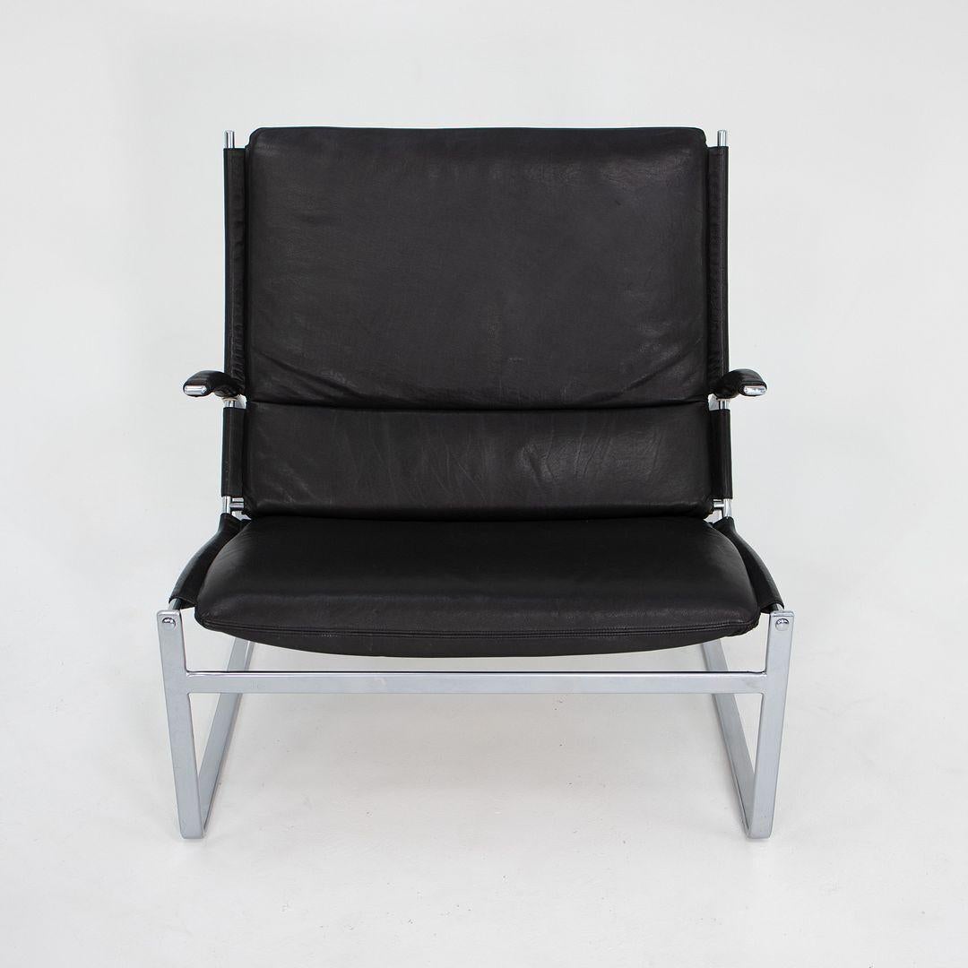 Mid-20th Century 1960s Fabricius & Kastholm Fk 81 Lounge Chair and Ottoman for Kill International For Sale