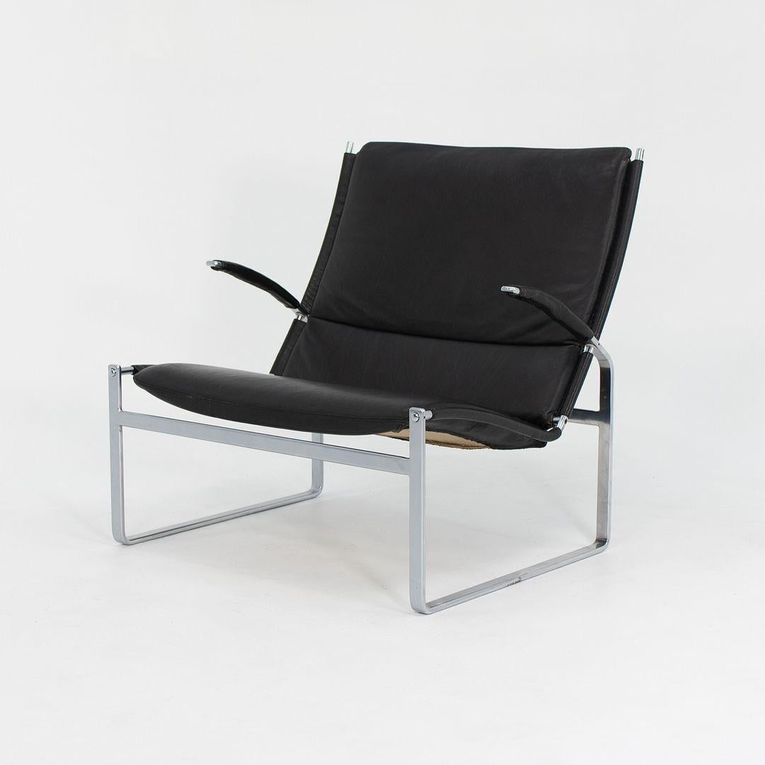 Steel 1960s Fabricius & Kastholm Fk 81 Lounge Chair and Ottoman for Kill International For Sale