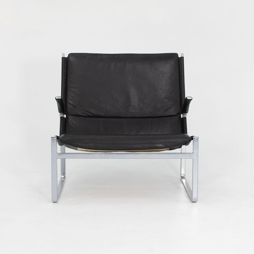 1960s Fabricius & Kastholm Fk 81 Lounge Chair and Ottoman for Kill International For Sale 1