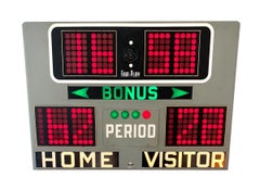 1960s Fair Play Electro-Magnetic Basketball Scoreboard