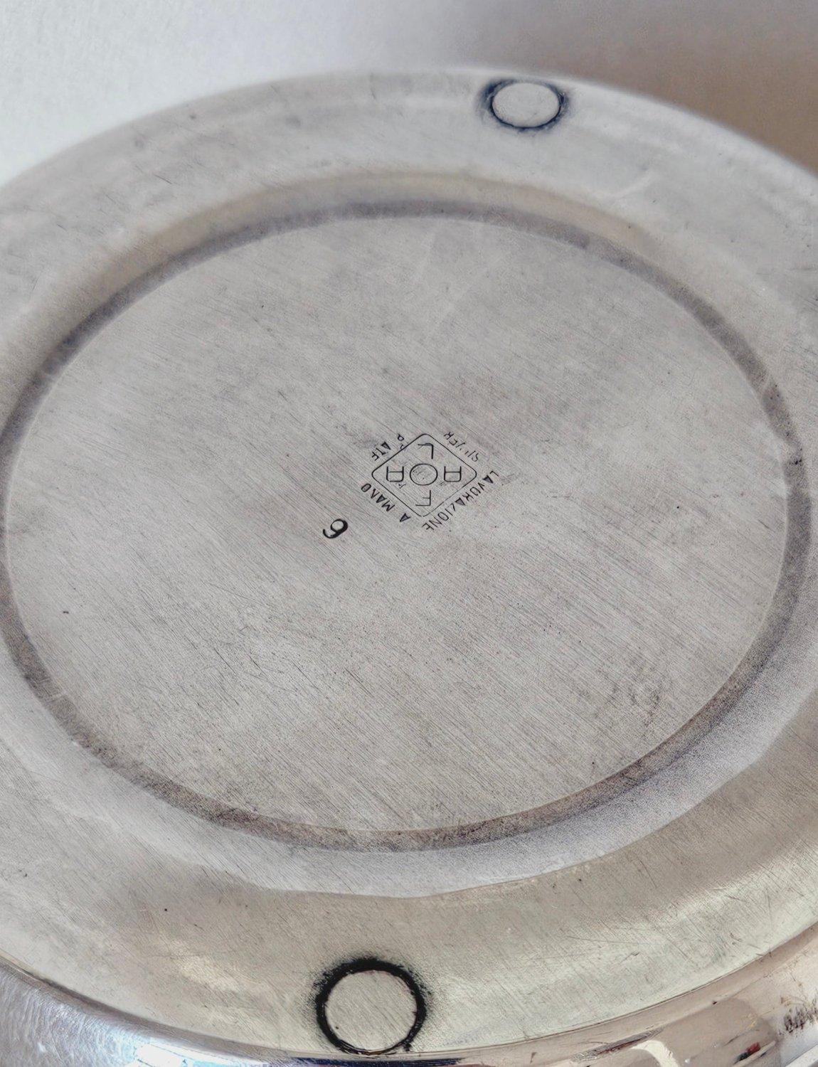 Coctelera y enfriador de vino FAOAL de plata de los años 60 hecho a mano 3