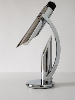 1960s Fase 'Tharsis' Chrome Table Lamp, Spain