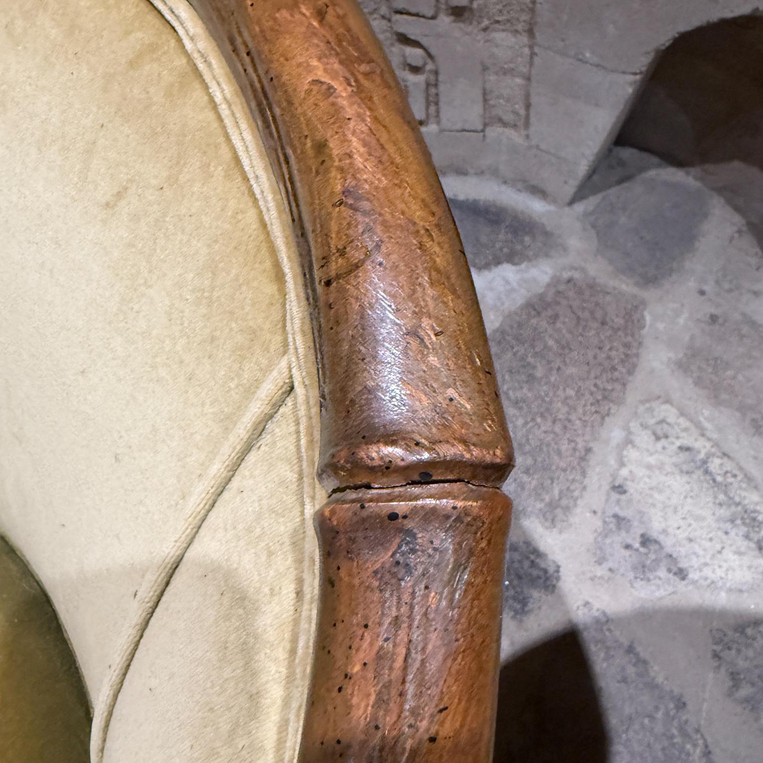 1960s Faux Bamboo Lounge Chairs Century Furniture Hickory NC en venta 5