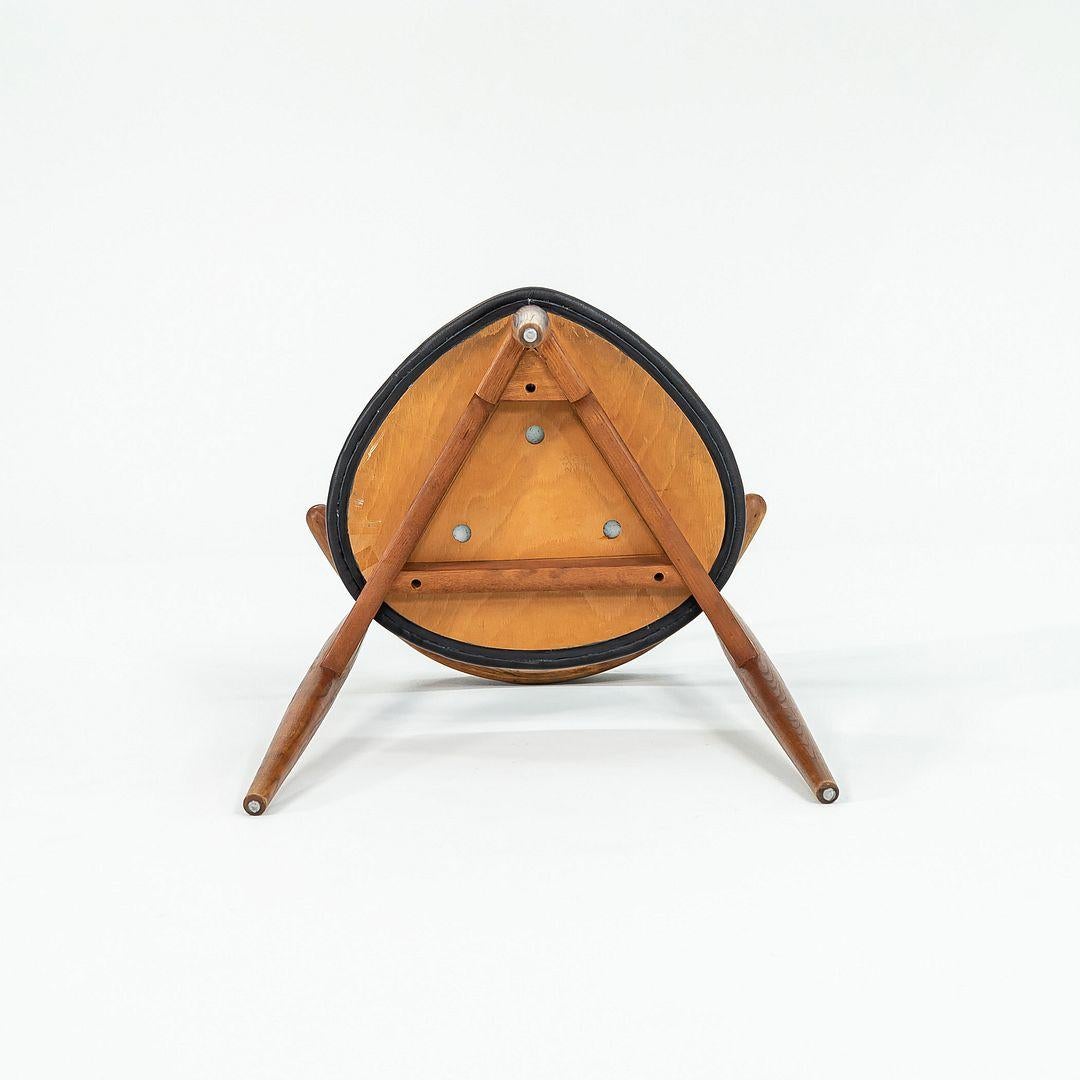 1960s FH4104 Heart Chair von Hans Wegner für Fritz Hansen in Eiche mit Ledersitz im Angebot 4