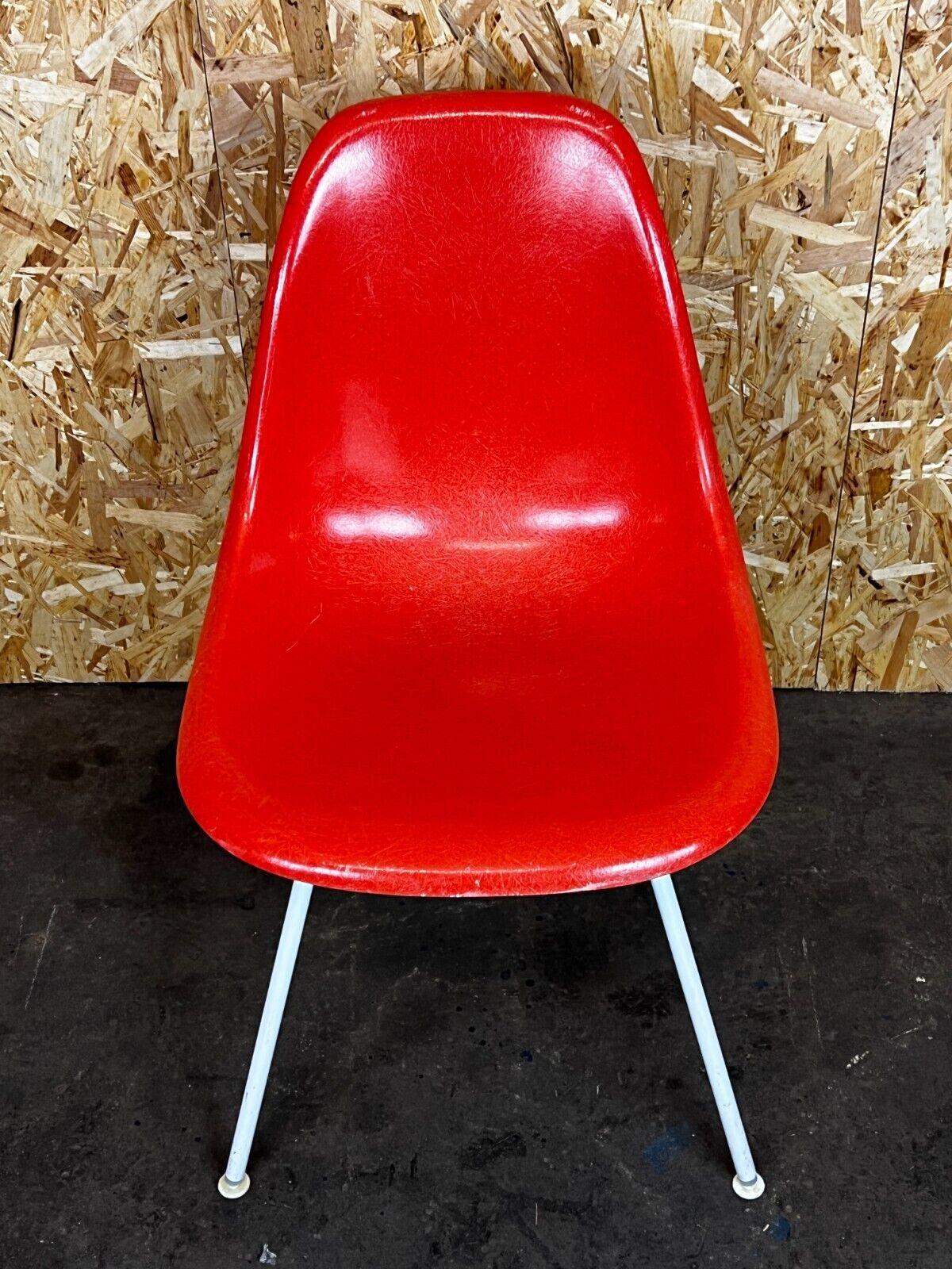 1960's Fiberglass Chair DSX Charles & Ray Eames Herman Miller H-Base Design For Sale 6