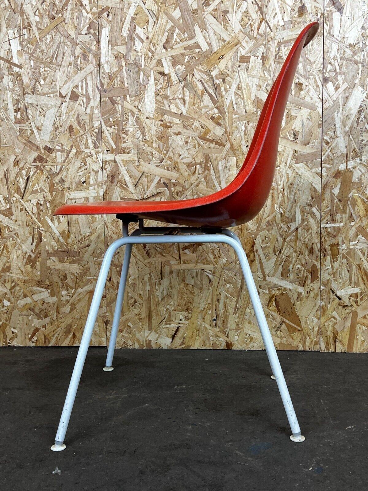1960's Fiberglass Chair DSX Charles & Ray Eames Herman Miller H-Base Design 2