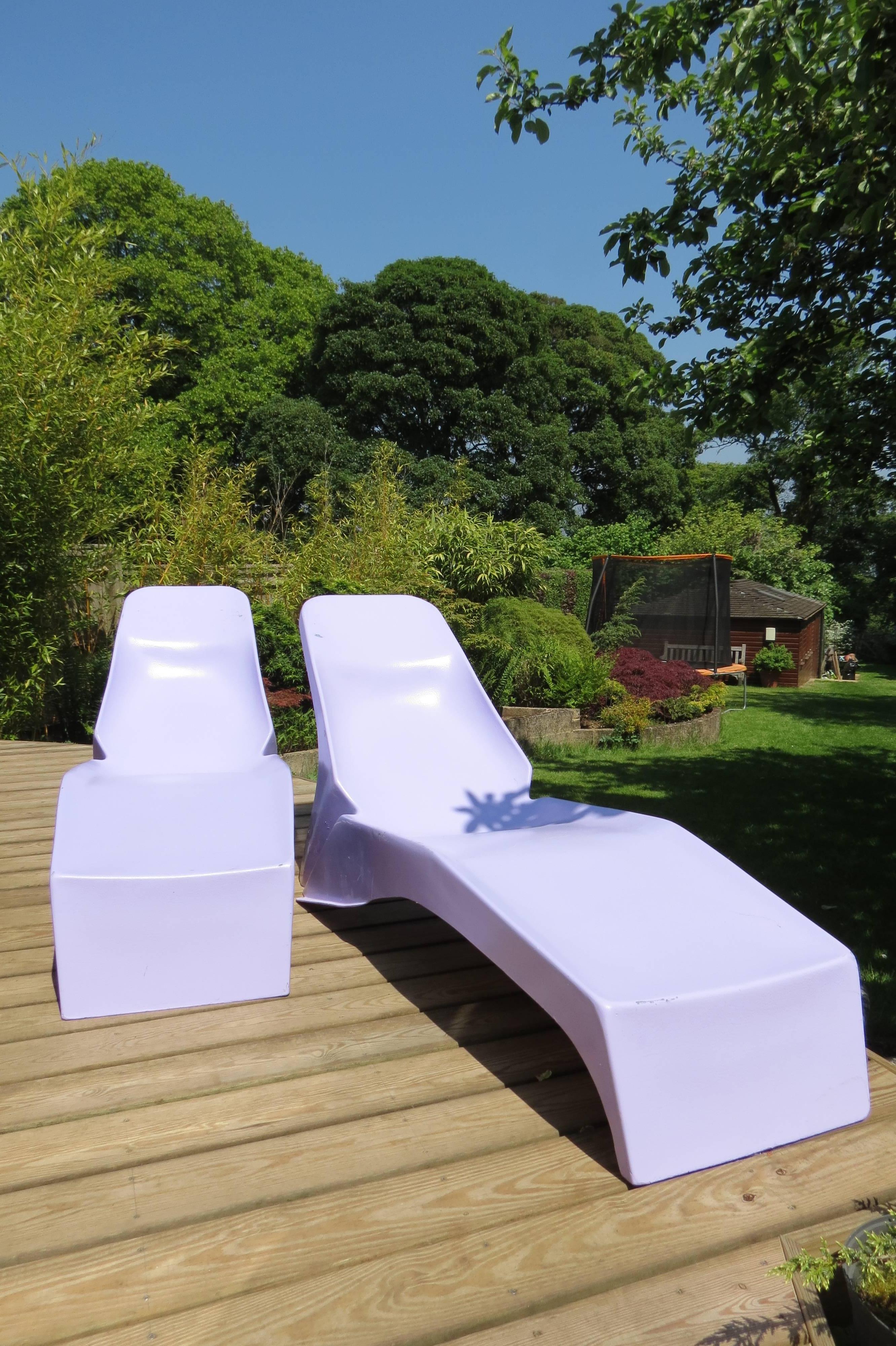 1960s Fibreglass Sun Loungers 2