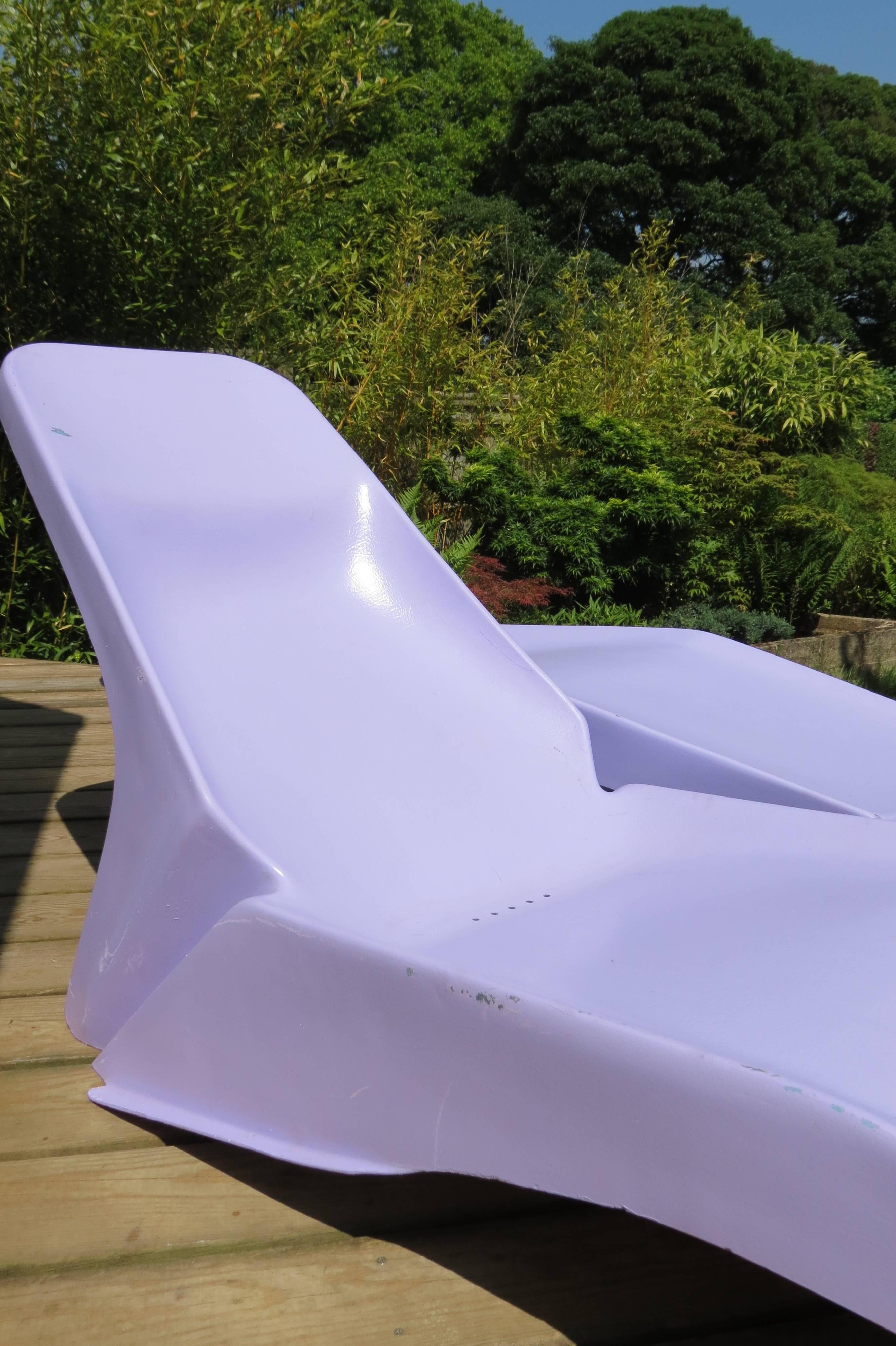 moulded sun lounger