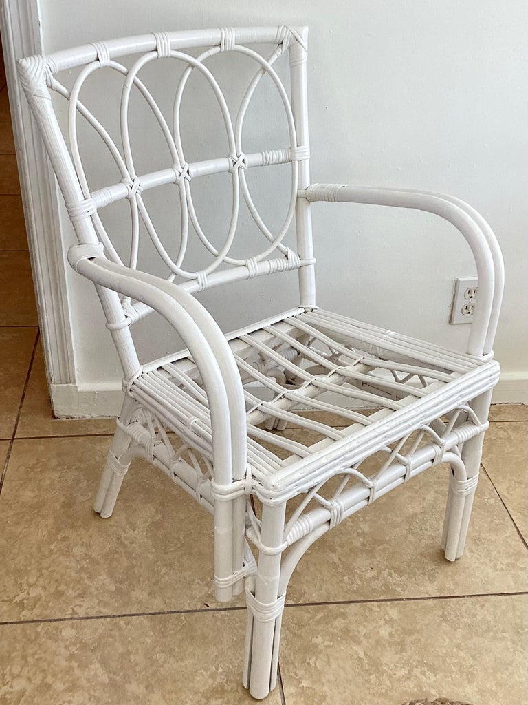 1960s Ficks Reed Small Armchair For Sale at 1stDibs