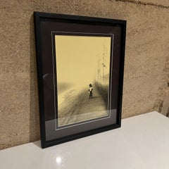 1960s Fine Chinese Art Child Being Carried