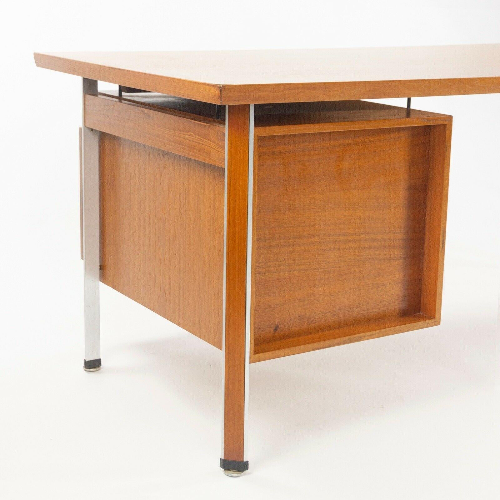 1960s Finn Juhl France & Son Technocrat Desk Model 963 in Teak Made in Denmark For Sale 3