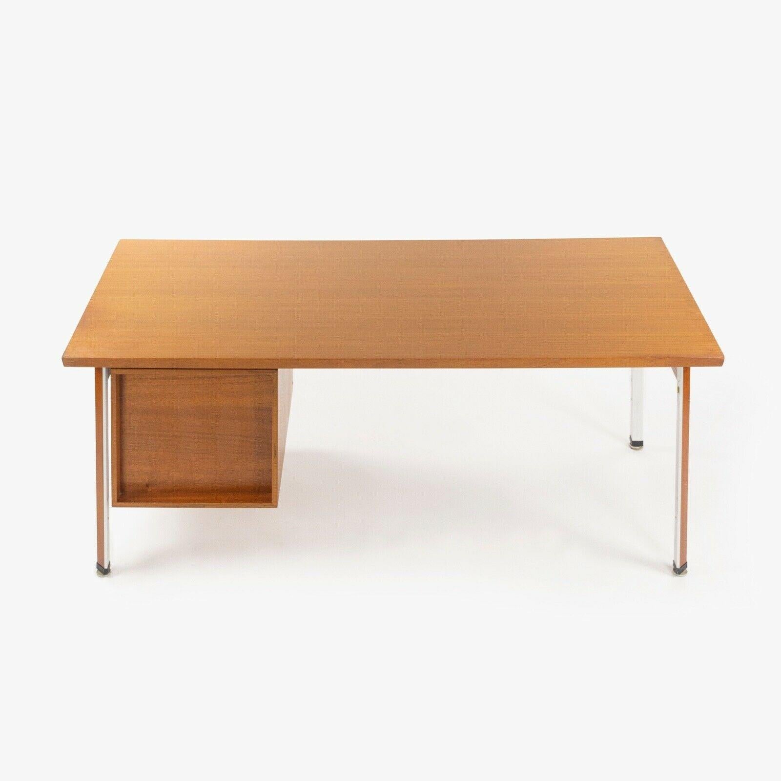 1960s Finn Juhl France & Son Technocrat Desk Model 963 in Teak Made in Denmark For Sale 4