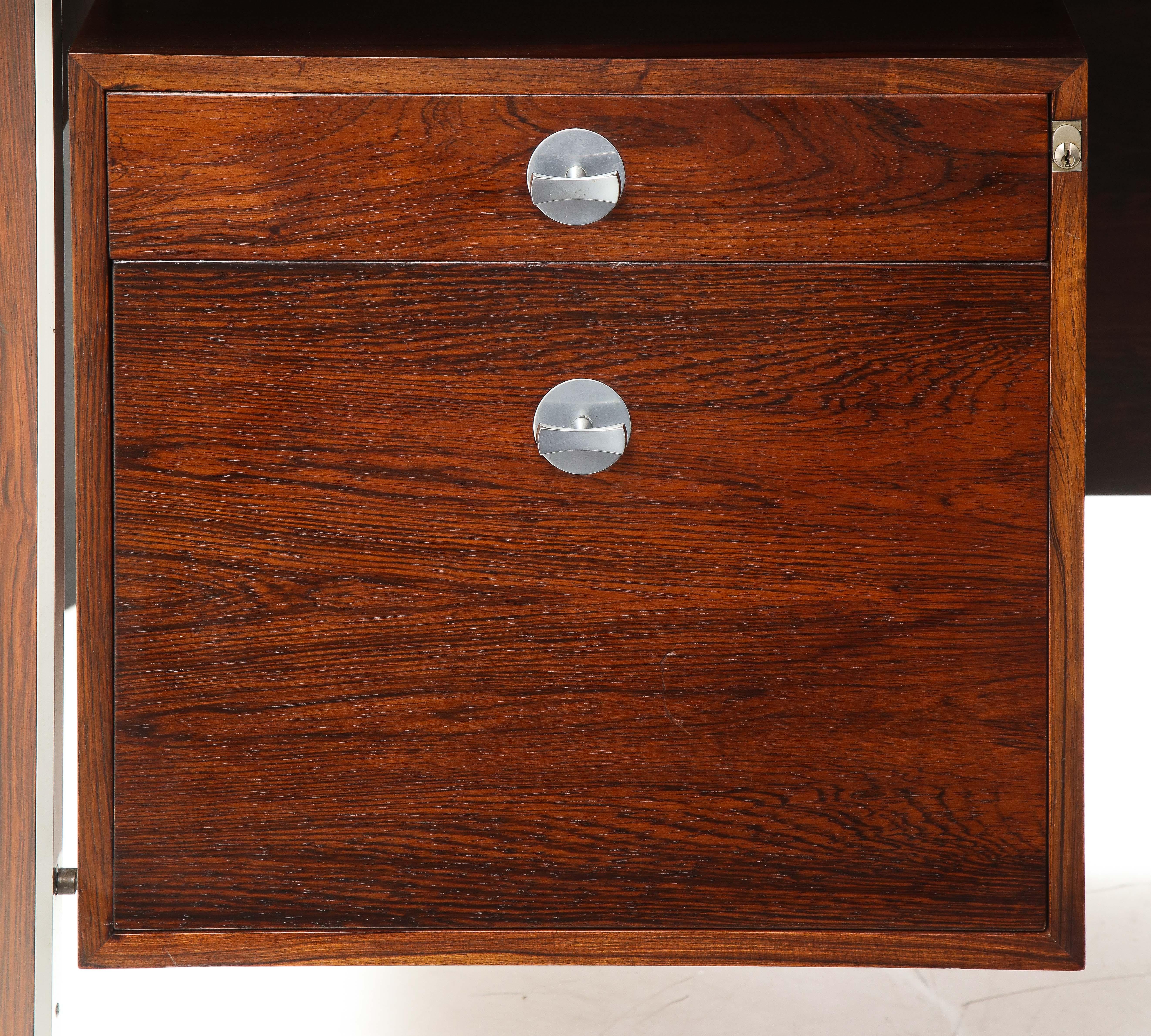 1960s Finn Juhl Rosewood Executive Desk 6