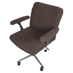 Vintage 1960s Finn Juul Restored Reupholstered Model 209 Swivel Chair by France and Son