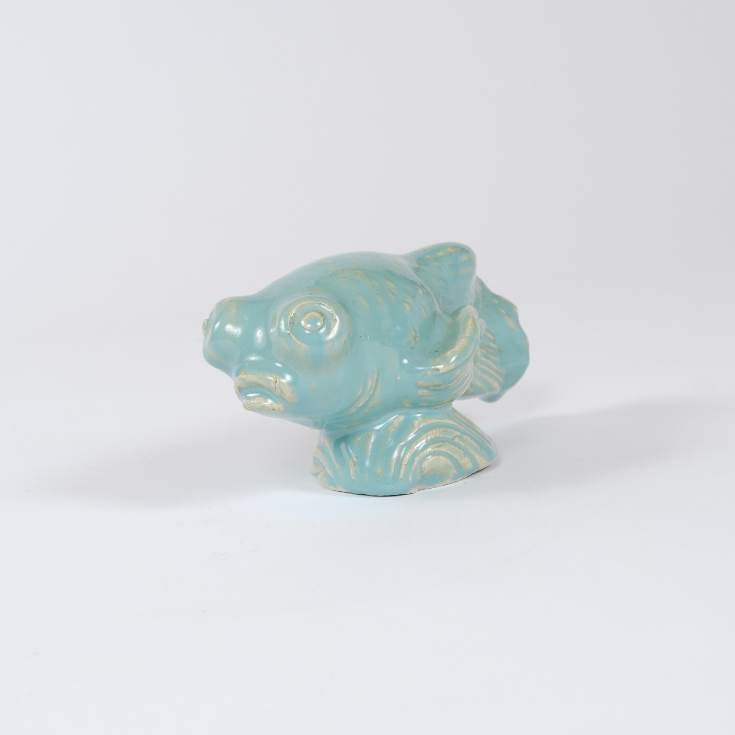 Escultura de pez Betta de Michael Schilkin para Arabia Escandinavo moderno en venta
