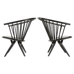 paire de chaises longues crinolettes finlandaises des années 1960 par Ilmari Tapiovaara pour Asko