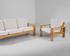 1960s Finnish Set of "Bonanza" Sofa and Armchair by Esko Pajamies for Asko