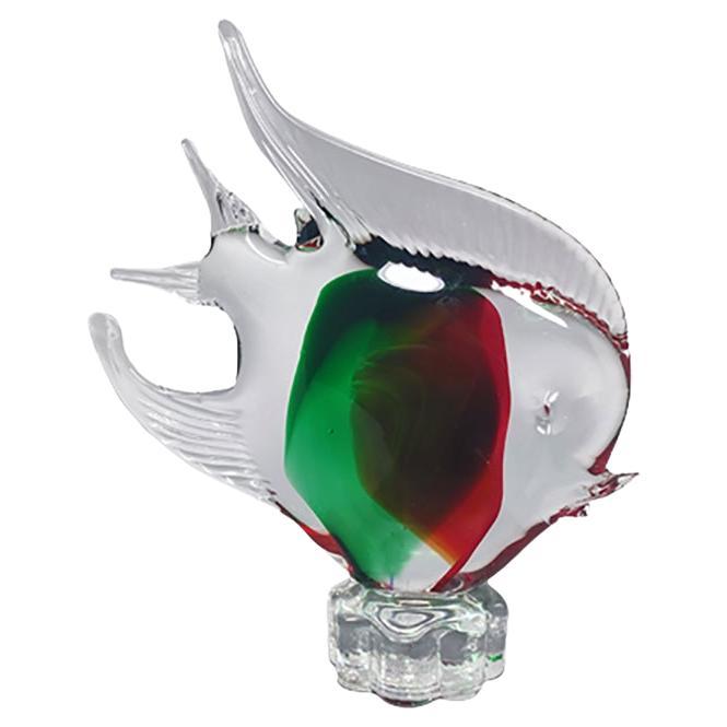 1960s Fish Sculpture in Murano Glass. Made in Italy