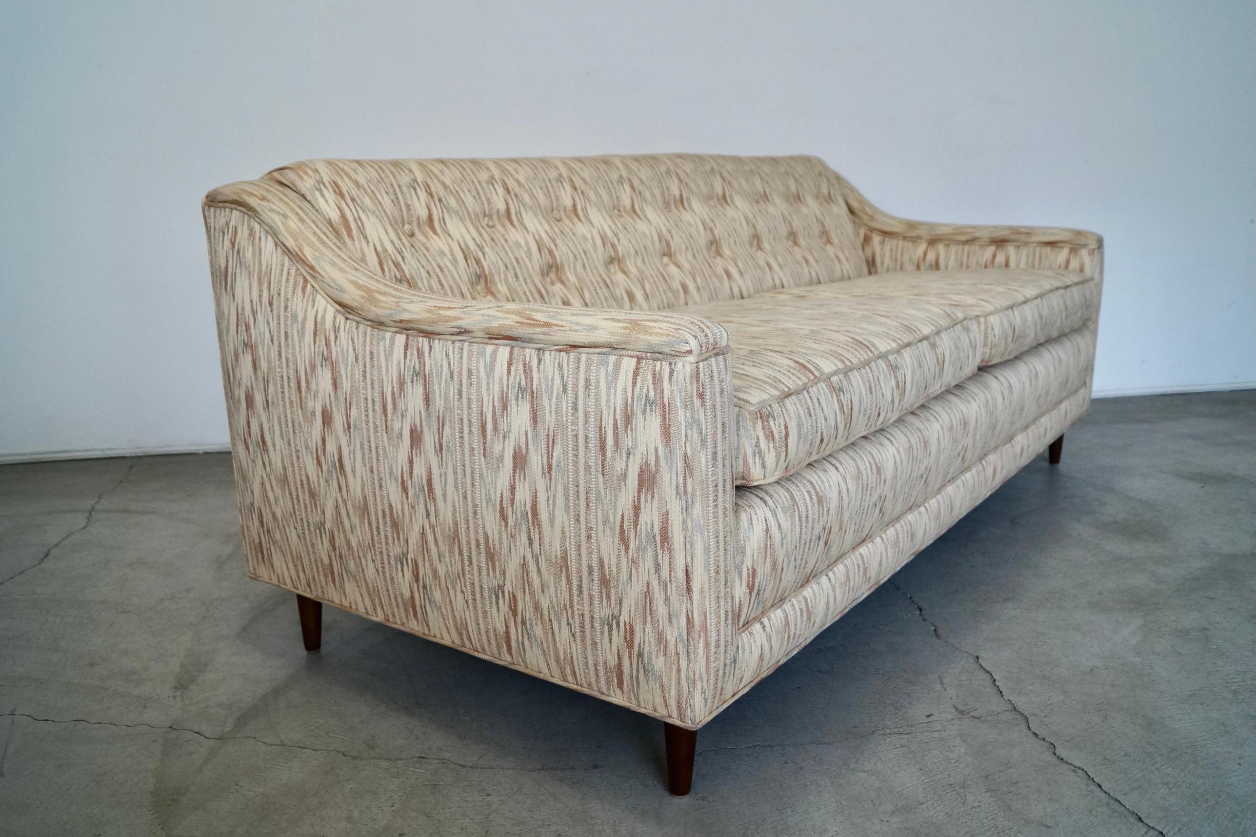 1960's Flame Stitch Sofa 3