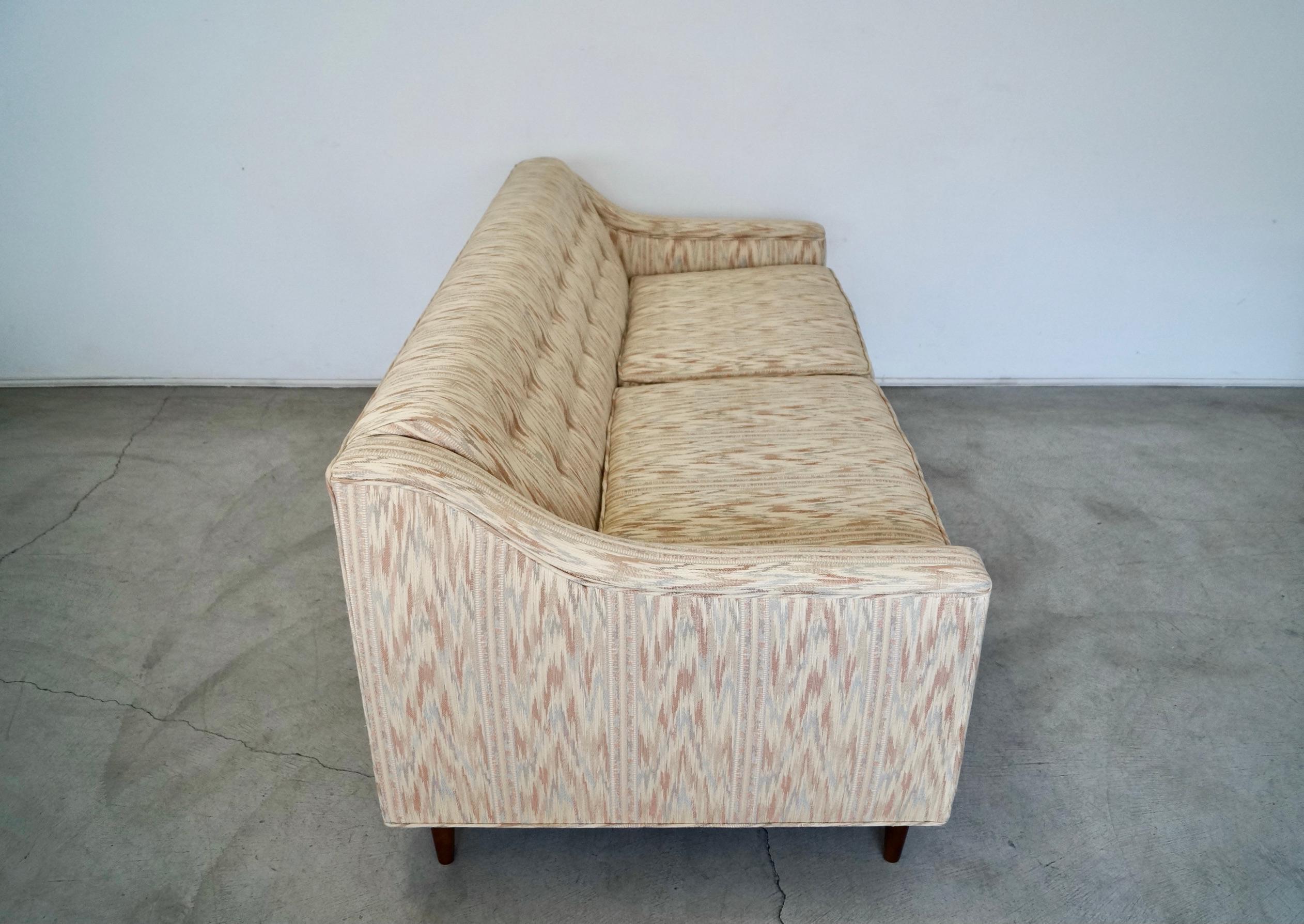 1960's Flame Stitch Sofa 4